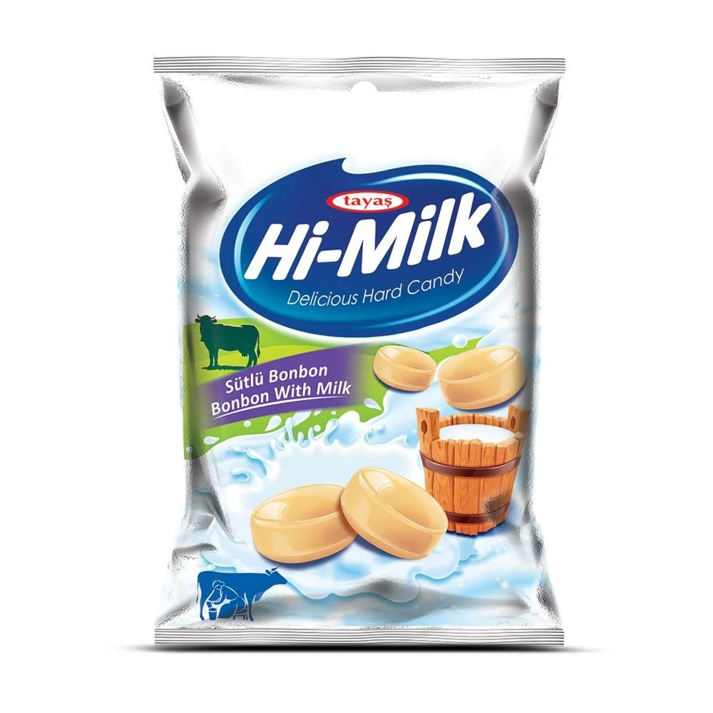 HI-MILK Sütlü Sert Şeker 250g (1 Poşet)