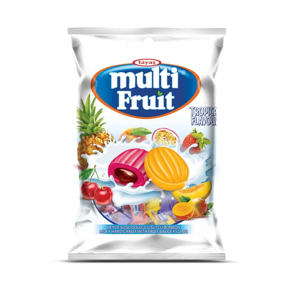 MULTI FRUIT Karışık Meyveli Sert Şeker 1000g (1 Poşet)