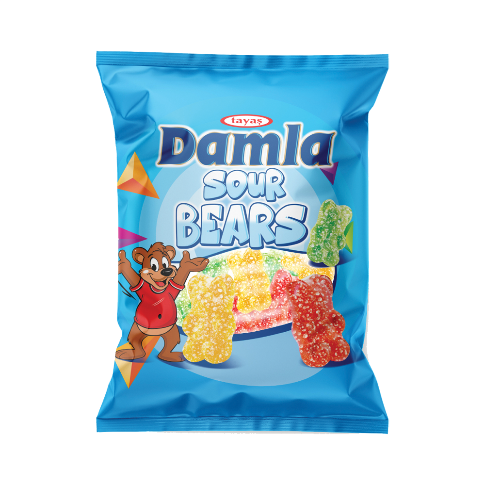 DAMLA SOUR GUMMY BEARS 80g Bag